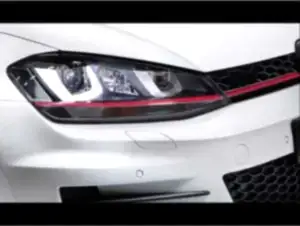 Uyumlu 7 Mk7 2012-2018 U Led Far Gti Kırmızı