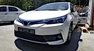 Toyota Corolla Uyumlu 2013-2016 Ön Tampon Alt Çıta Nikelaj