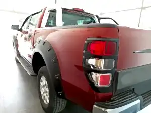 Ford Ranger Uyumlu 2015-2020 Stop Çerçevesi Kaplama Siyah 2 Parça
