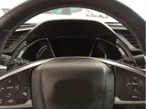 Honda Civic Uyumlu Fc5-Fk7 2016-2020 Savanını Paddle Shift Black