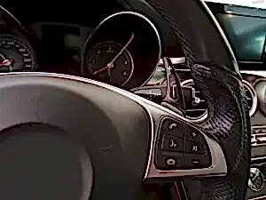 Mercedes C/Glc/Gle/S/Cla/Gla Uyumlu Paddle Shift (F1 Kulakçık) Siyah