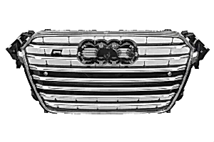 Audi A4 Uyumlu 2013-2015 Panjur S4 Siyah