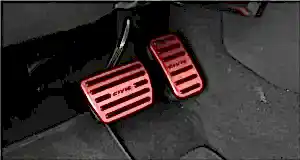 Honda Civic Uyumlu Fc5 Pedal Seti (Geçme Model) 2 Parça - Kırmızı