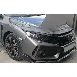 Honda Civic Uyumlu Fc5-Fk7 Motor Kaput Kabartma Type-R Dizayn - Boyasız