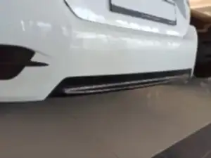 Honda Civic Uyumlu Fc5 2016-2020 Arka Tampon Alt Çıta Piano Black