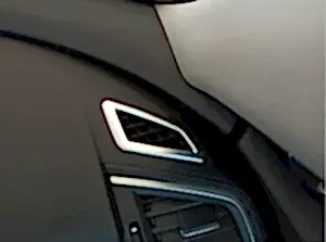 Honda Civic Uyumlu Fc5 2016-2020 Hava Menfez Kaplama 2 Parça - Silver