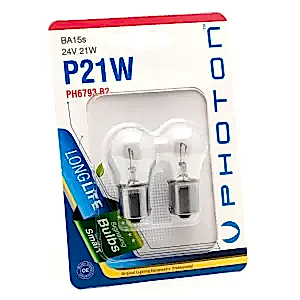 Blister P21W Uyumlu 24V 2'Li Blister