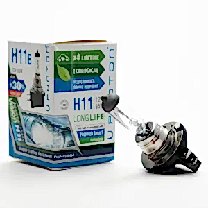H11 B Uyumlu 12V 55W Pr Ll 0,3 Fazla Işık