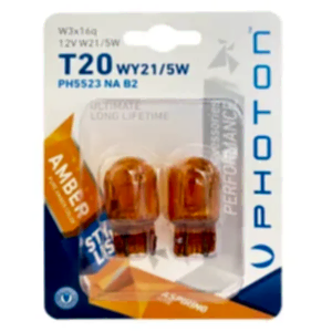 T20 21/5W Uyumlu 12V Çift Devre Natürel Amber