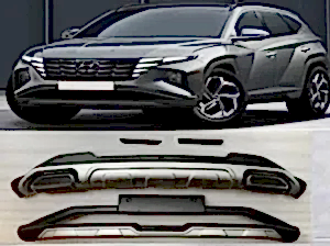Hyundai Tucson Ön Arka Difüzör 2021 + Ön Arka Koruma
