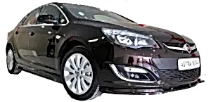 Opel Astra Uyumlu J Hatchback - Sedan Uyumlu (2013-2015) Makyajlı Ön Tampon Altı Lip (Plastik)