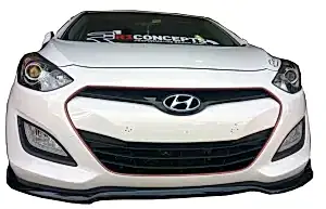 Hyundai İ30 Uyumlu (2011 2016) Ön Tampon Altı Lip (Plastik)