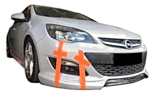 Chback Sedan Uyumlu Makyajlı Ön Tampon Eki (Plastik)