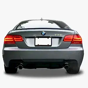 Bmw 3 Uyumlu Serisi E92 E93 M Performance Arka Tampon Eki - Difüzör (Plastik)