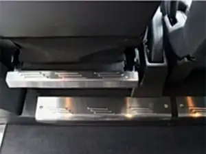 Ford Custom Uyumlu Ön Koltuk Arka Eşiği 3 Parça Krom 2013 Ve Sonrası