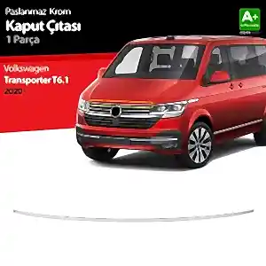 Volkswagen Transporter Uyumlu T6.1 Krom Kaput Çıtası 2020 Üzeri