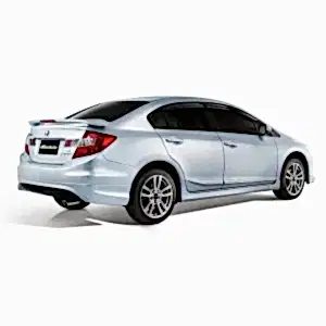Honda Civic Uyumlu Fb7 (2012-2016) Modulo Arka Tampon Ek (Plastik)