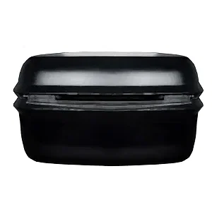 Motosiklet Servis Uyumlu Çantası Midi Box Siyah 110 Litre, Kilitli, Kaldıraç Pe