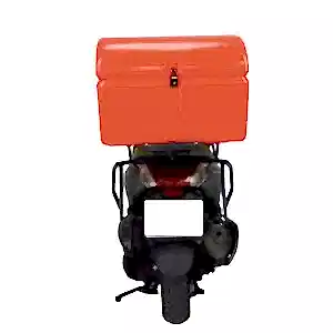 Motosiklet Servis Uyumlu Çantası Maxi Box Kırmızı 180 Litre, Kilitli, Kaldıraç Pe