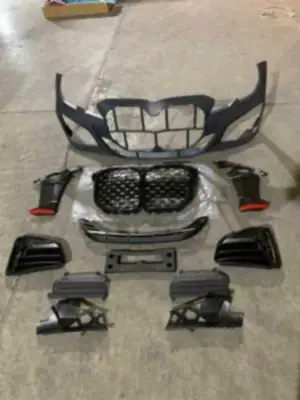 Bmw G20 Uyumlu İçin G22 Dönüşüm Ön Tampon & Panjur Seti