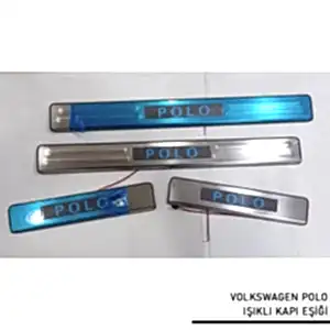 Volkswagen Polo Uyumlu -2009 Işıklı Kapı Eşiği
