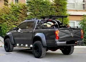 İsuzu D-Max Uyumlu Kasa Üzeri Rollbar Wolfskın 2012-2016