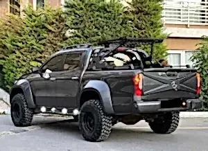 Nissan Navara Uyumlu 2014 Kasa Üzeri Rollbar Aqm-S10