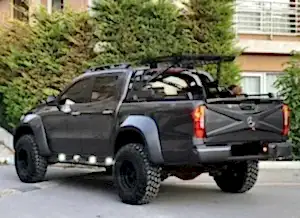 Nissan Navara Uyumlu Kasa Üzeri Rollbar Aqm-S10