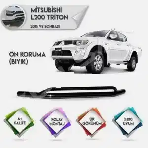 Mitsubishi L200 Uyumlu Koruma Ön Korum Barı Drs 4X4 Tunıng Drs 4X4 Tuning