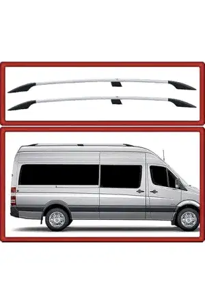 Mercedes Sprinter Uyumlu Tavan Çıtası 1996-2020 Krom Abs - Uzun - Orta