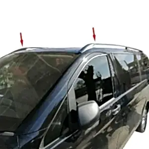 Mercedes Vito Uyumlu Tavan Çıtası 2004 - Abs Krom Siyah - Uzun - Orta - Kısa