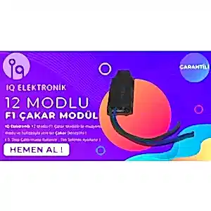 F1 Çakar Uyumlu Stop Modülü 12 Modlu İq Elektronik