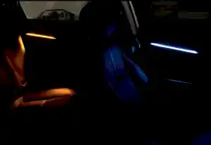 Honda Civic Uyumlu 2016 Fc5/S - Kapı İç Çıtası/Aydınlatmalı, Gri Çıta/