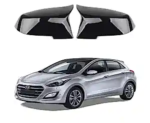 Hyundai İ30 Uyumlu (2012-2017) Batman Yarasa Ayna Kapağı (Parlak Siyah)