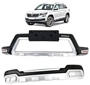 Skoda Kodiaq Uyumlu -2017 Ön Arka Tampon Koruyucu Koruma Difüzör