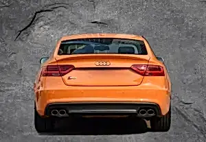 Audi A5 Uyumlu Difüzör Boyalı Düz Kasa İçin Uygundur