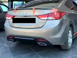 Hyundai Elantra Uyumlu 2011-2013 Difüzör (Siyah)