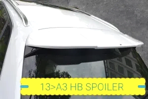 Audi A3 Uyumlu Hatchback Spoiler Anatomik Spoiler 2013-2016 Arası