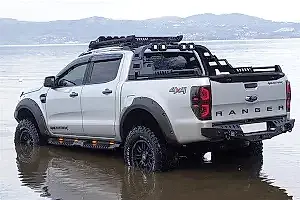 Mitsubishi L200 Uyumlu 2007-2021 Işıklı Roll Bar Uyumlu Aqm-X10