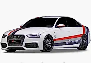 Audi A4 Uyumlu B8 20122015 - Rs4 Marşpiyel Sağ Sol Set
