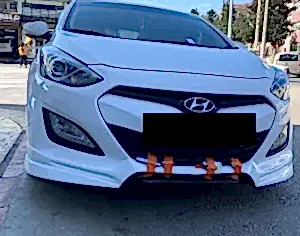 Hyundai İ30 Uyumlu Ön Karlık 2012 - Boyalı