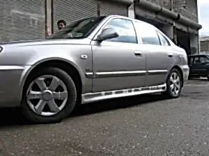 Hyundai Accent Uyumlu Admira Yan Marşpiyel Boyalı