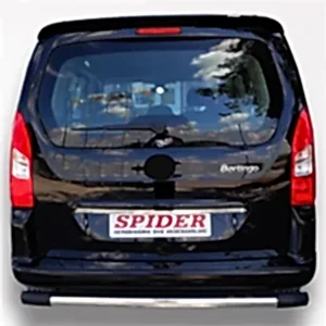 Citroen Berlingo Uyumlu 2 Arka Titan Alüminyum Koruma Siyah 2008 Ve Sonra