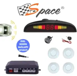 Park Sensörü Türkçe Sesli 22Mm Beyaz / Gupr19-B