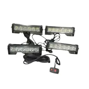 Çakar Lamba Power Ledli 4'Lü Kırmızı-Beyaz/Mavi-Beyaz 12V/ Lapa194