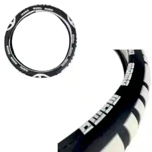 Direksiyon Kılıfı 38 Cm Momo Dizayn Siyah/Beyaz / Dıkı362-Sb