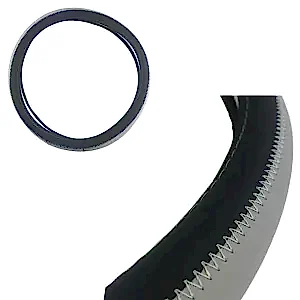 Direksiyon Kılıfı 38 Cm Siyah/Gri / Dıkı342-Sg