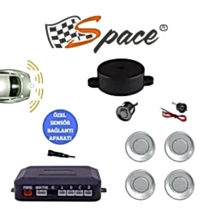 Space Ses İkazlı Park Sensörü 22 Mm Gri / Gupr10-G