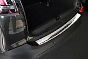 Opel Crossland Uyumlu X Krom Arka Tampon Eşiği 2017 Ve Üzeri