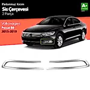 Volkswagen Passat Uyumlu B8 Krom Sis Farı Çerçevesi 2 Parça 2015-2019